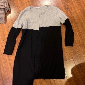 Knee length cardigan